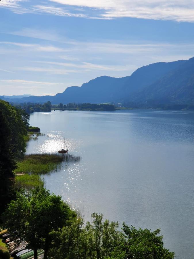 Anna Seeblick Appartement, Haus Haensel&Gretel Am Ossiachersee Mit Direktem Seezugang, Hallenbad, Skiarena Gerlitzen Bodensdorf Kültér fotó