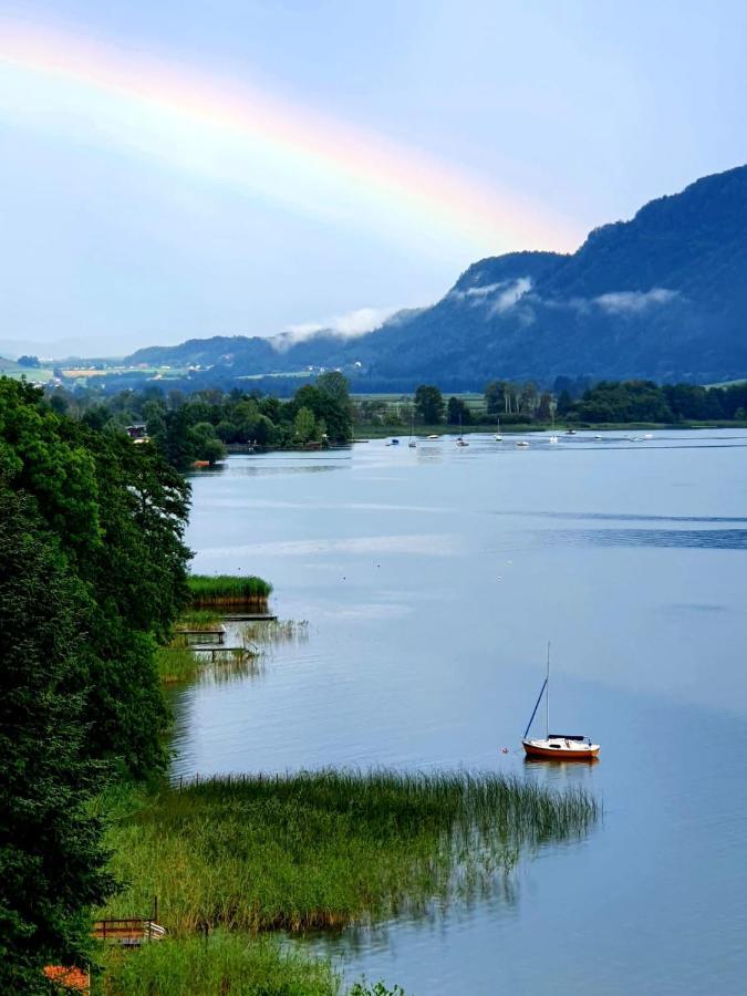 Anna Seeblick Appartement, Haus Haensel&Gretel Am Ossiachersee Mit Direktem Seezugang, Hallenbad, Skiarena Gerlitzen Bodensdorf Kültér fotó