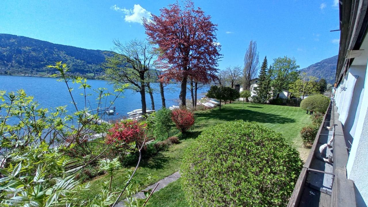 Anna Seeblick Appartement, Haus Haensel&Gretel Am Ossiachersee Mit Direktem Seezugang, Hallenbad, Skiarena Gerlitzen Bodensdorf Kültér fotó