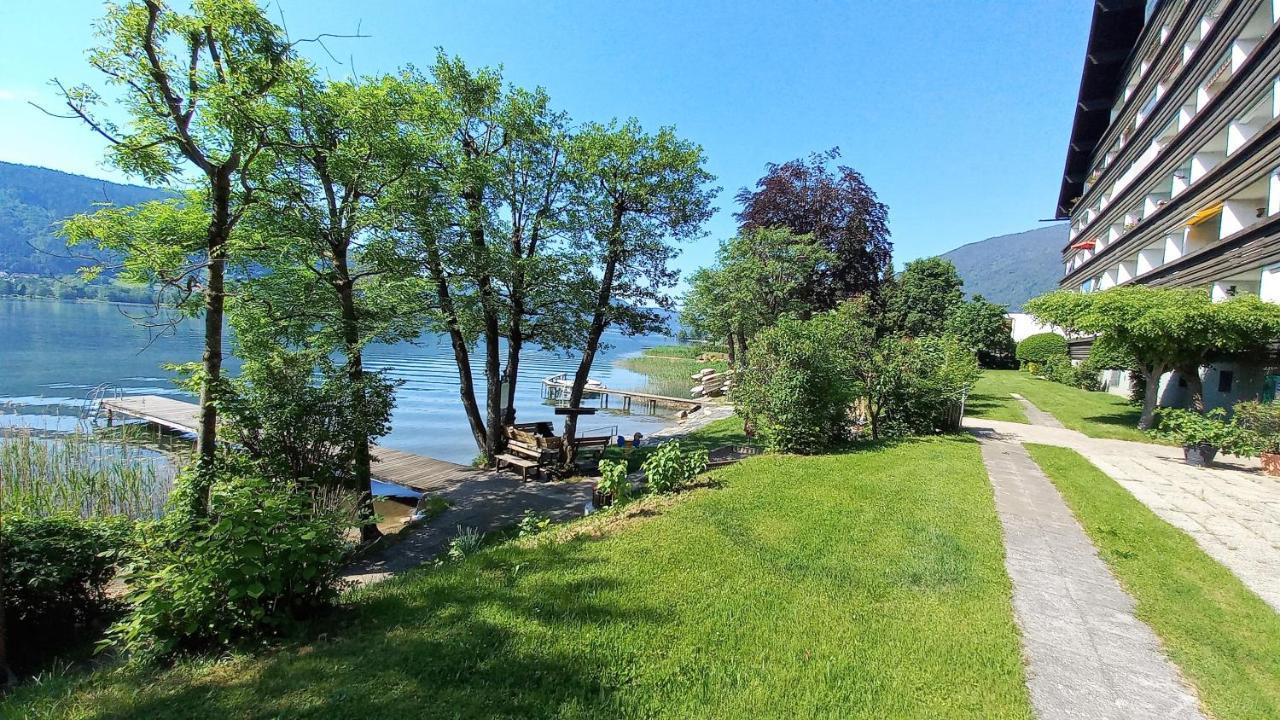 Anna Seeblick Appartement, Haus Haensel&Gretel Am Ossiachersee Mit Direktem Seezugang, Hallenbad, Skiarena Gerlitzen Bodensdorf Kültér fotó