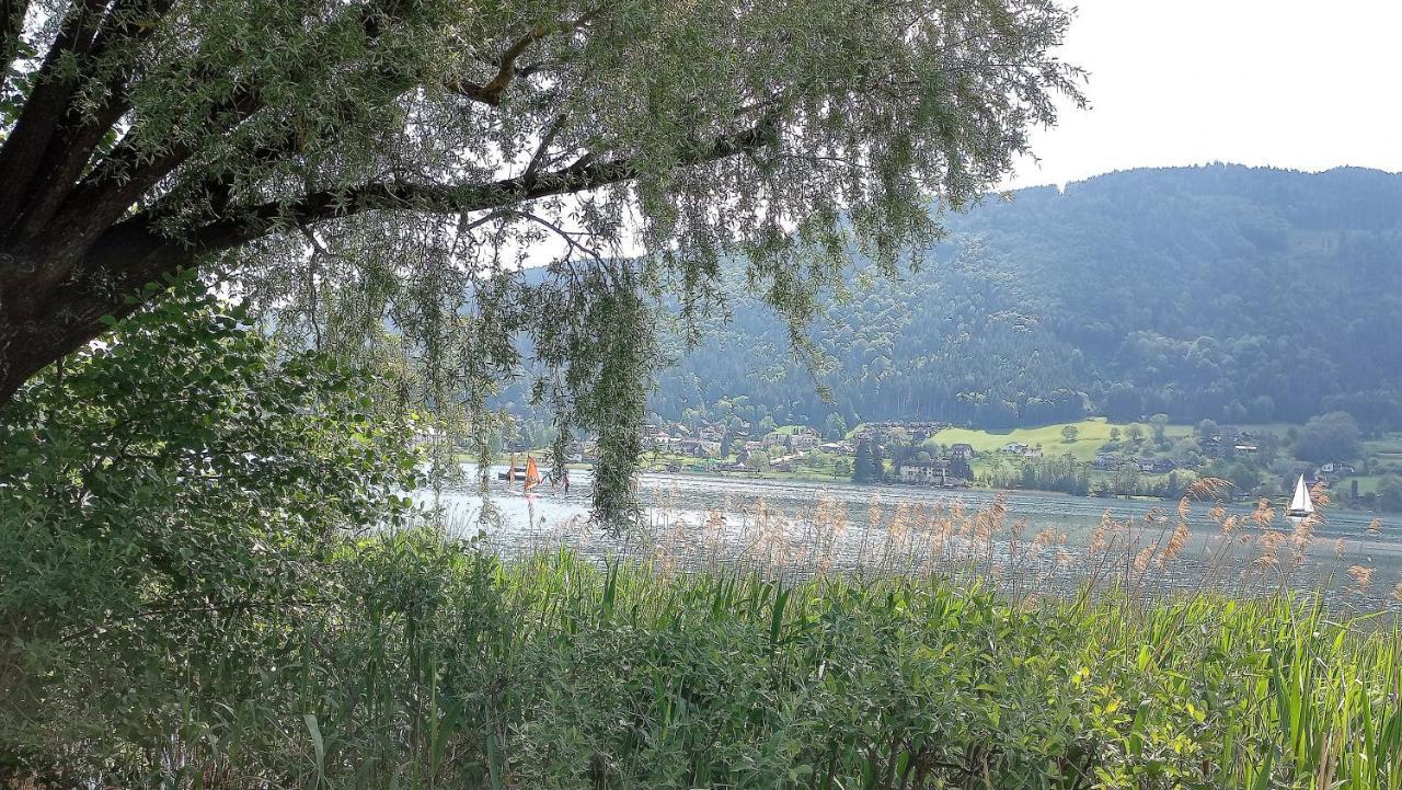 Anna Seeblick Appartement, Haus Haensel&Gretel Am Ossiachersee Mit Direktem Seezugang, Hallenbad, Skiarena Gerlitzen Bodensdorf Kültér fotó