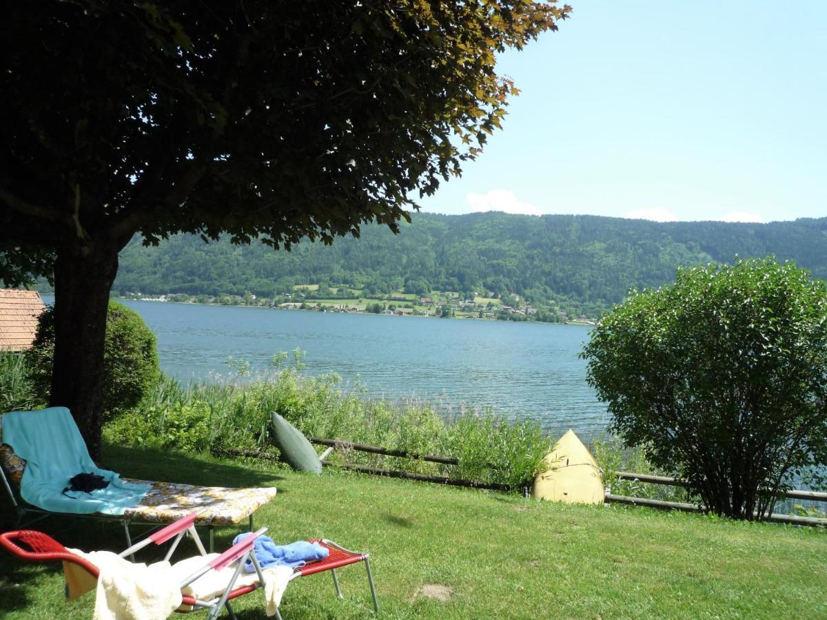 Anna Seeblick Appartement, Haus Haensel&Gretel Am Ossiachersee Mit Direktem Seezugang, Hallenbad, Skiarena Gerlitzen Bodensdorf Kültér fotó